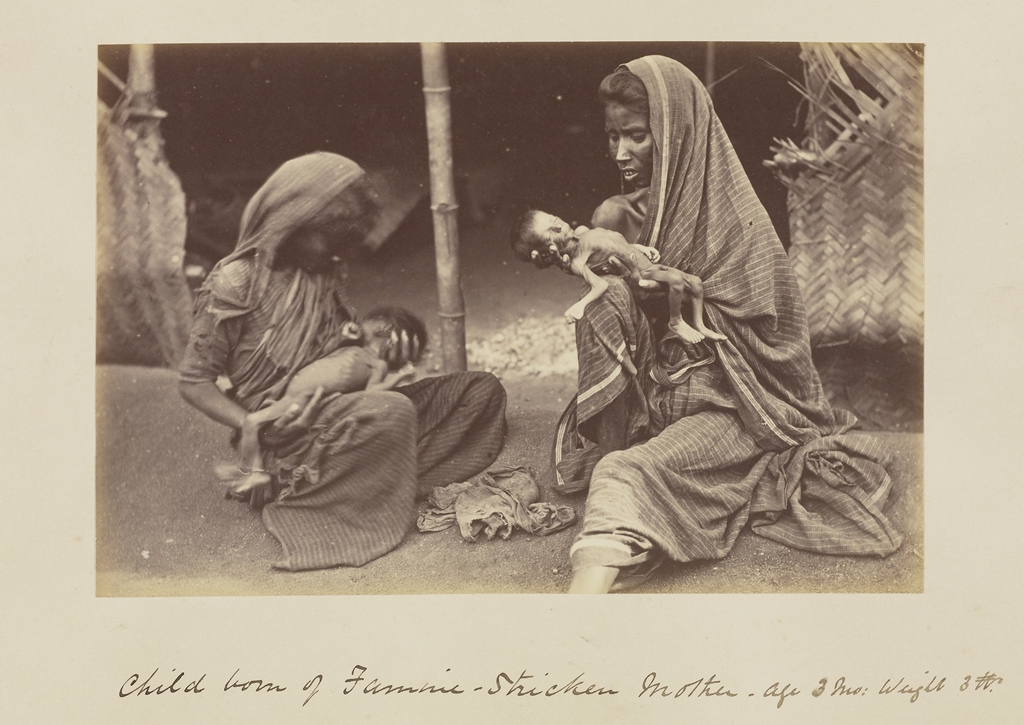 Child born of famine-stricken mother, by Willoughby Wallace Hooper. Image credit: Wikimedia Commons Child born of famine-stricken mother, by Willoughby Wallace Hooper. Image credit: Wikimedia Commons