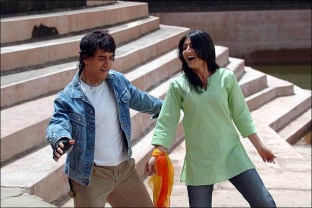 Aamir Khan and Soha Ali Khan in Rang De Basanti. Courtesy UTV. Aamir Khan and Soha Ali Khan in Rang De Basanti. Courtesy UTV.