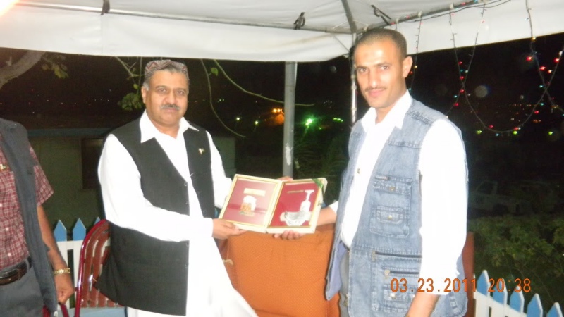 Lieutenant Colonel Muhammad Habib Zahir (left). Lieutenant Colonel Muhammad Habib Zahir (left).