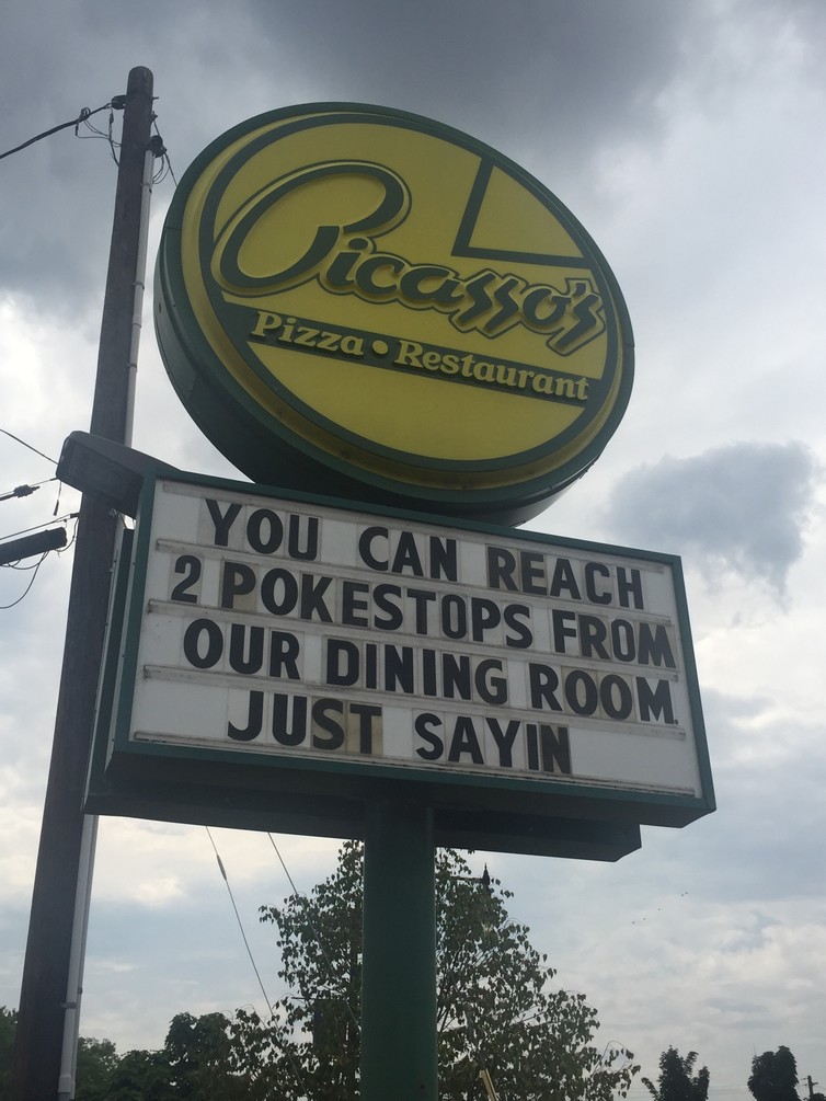Businesses have begun tapping into the Pokémon GO phenomenon. imgur.com/K5KyJKe Businesses have begun tapping into the Pokémon GO phenomenon. imgur.com/K5KyJKe