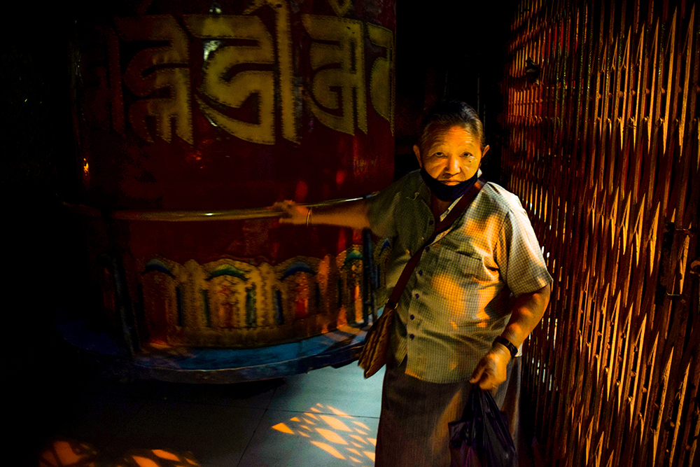 Tibetan Buddhists believe they can help spread spiritual blessings and well-being by setting in motion prayer wheels, which contain copies of mantras and sacred texts. Image: Meagan Clark Tibetan Buddhists believe they can help spread spiritual blessings and well-being by setting in motion prayer wheels, which contain copies of mantras and sacred texts. Image: Meagan Clark
