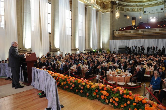 Prime Minister Narendra Modi addressing the US-Indian Business Council in September 2014. (Narendra Modi/Flickr) Prime Minister Narendra Modi addressing the US-Indian Business Council in September 2014. (Narendra Modi/Flickr)