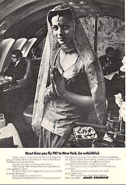An Air India advertisement An Air India advertisement