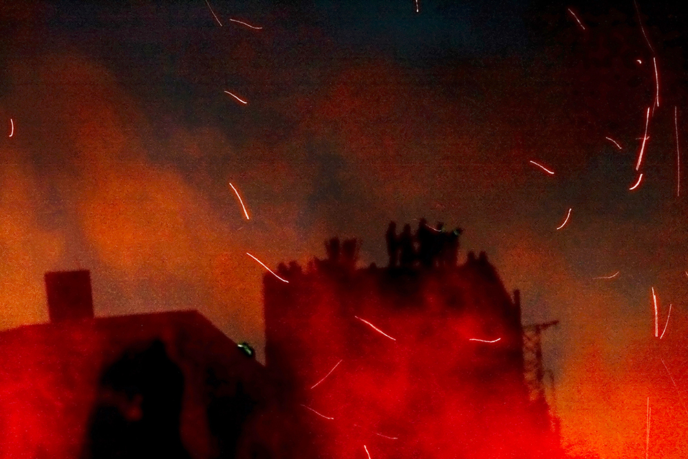 Protest Abstract – January 26, 2013, "In the Shadow of the Pyramids". Photo credit: Laura El-Tantawy Protest Abstract – January 26, 2013, "In the Shadow of the Pyramids". Photo credit: Laura El-Tantawy