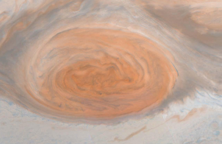 Jupiter’s Great Red Spot in natural colour, by NASA’s Galileo orbiter NASA/JPL/Cornell University Jupiter’s Great Red Spot in natural colour, by NASA’s Galileo orbiter NASA/JPL/Cornell University