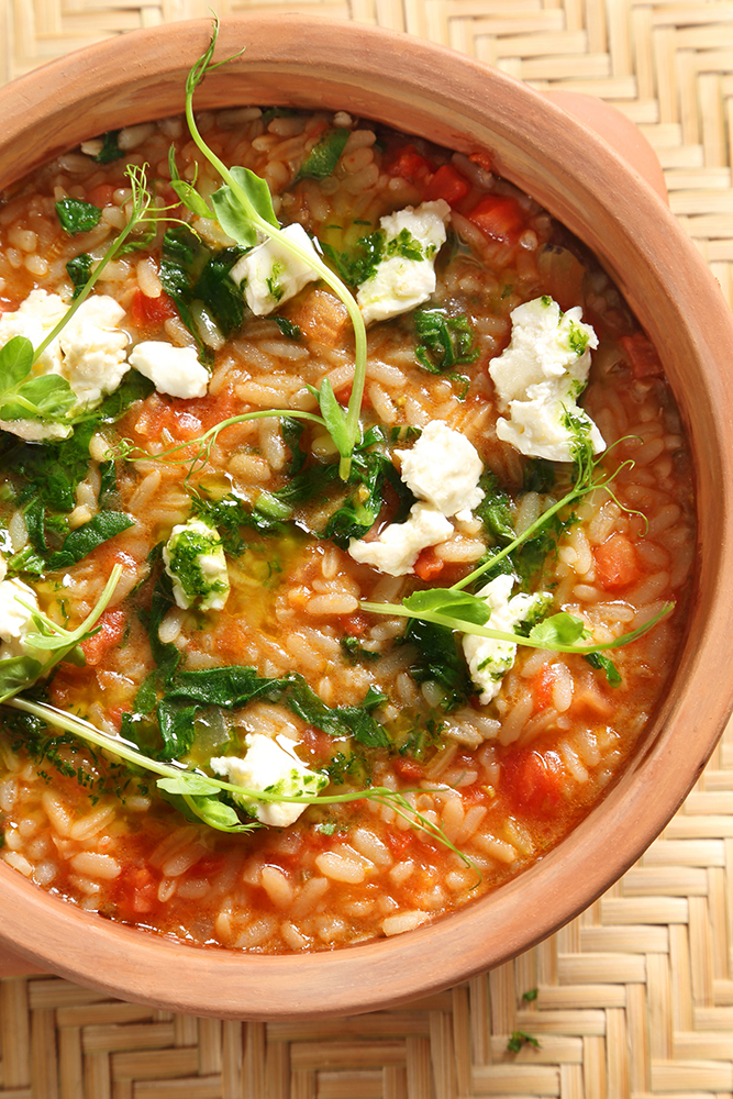 Portuguese Tomato Rice & Housemade Cheese at O Pedro. Photo credit: Sanjay Ramchandran Portuguese Tomato Rice & Housemade Cheese at O Pedro. Photo credit: Sanjay Ramchandran