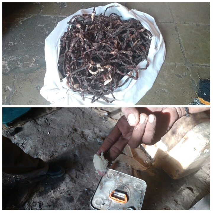 Dried beef strips and beef tallow used by Surendranagar's Dalits Dried beef strips and beef tallow used by Surendranagar's Dalits