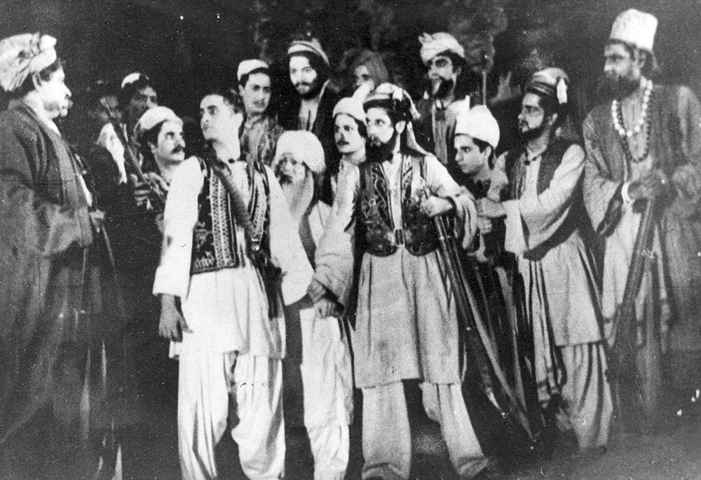 A scene from 'Pathan'. Image courtesy: Prithvi Theatre. A scene from 'Pathan'. Image courtesy: Prithvi Theatre.