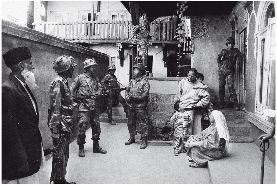 Crackdown by Soldiers, Srinagar, 1993. Credit: Meraj Ud Din Crackdown by Soldiers, Srinagar, 1993. Credit: Meraj Ud Din
