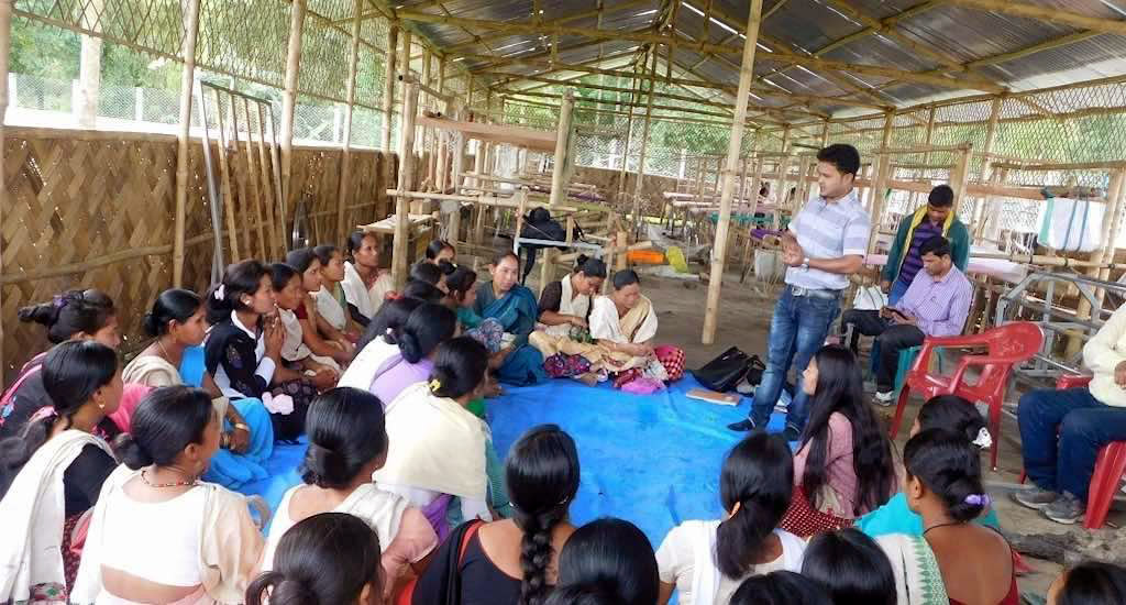 Mising women meet regularly to share their ideas and problems. Photo credit: Abdul Hamid Mising women meet regularly to share their ideas and problems. Photo credit: Abdul Hamid