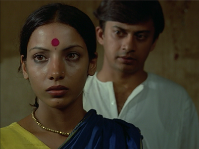Shabana Azmi and Anand Nag in Ankur. Image credit: Blaze Film Enterprises. Shabana Azmi and Anand Nag in Ankur. Image credit: Blaze Film Enterprises.