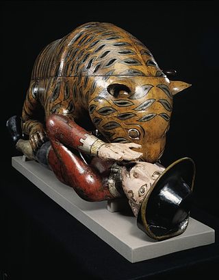 Tipu's Tiger. Credit: Wikimedia Commons CC BY-SA 3.0 Tipu's Tiger. Credit: Wikimedia Commons CC BY-SA 3.0