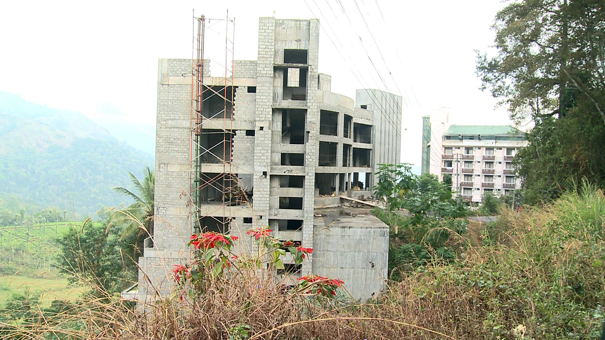Constructions near the Pallivasal Hydro Electric Project in Munnar. The land belongs to Kerala State Electricity Board. Constructions near the Pallivasal Hydro Electric Project in Munnar. The land belongs to Kerala State Electricity Board.