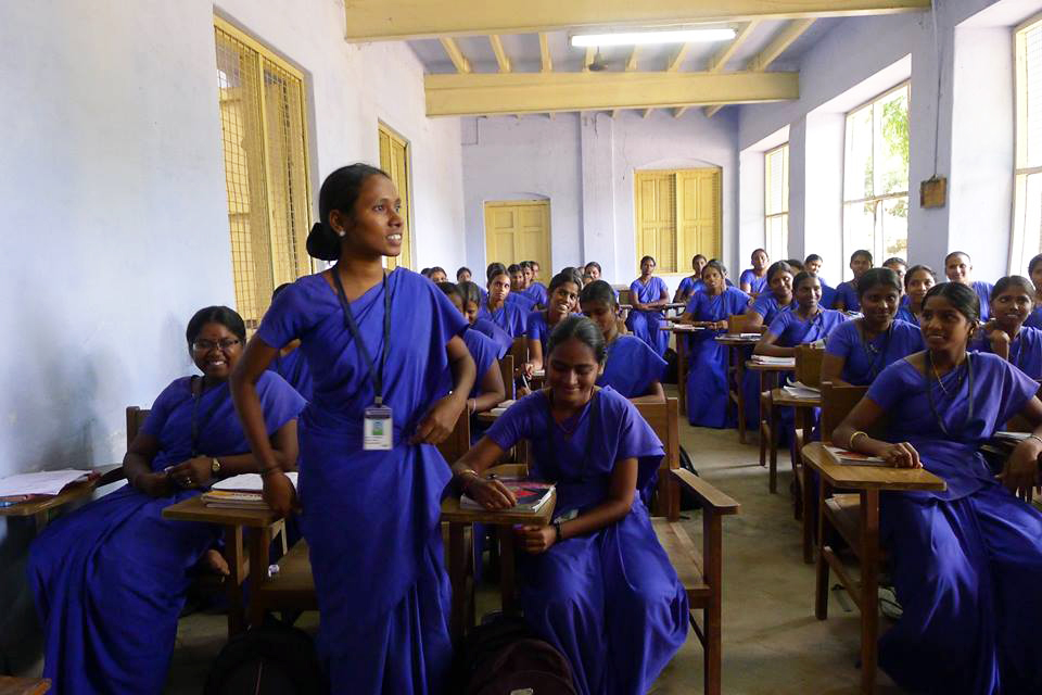 Trainee teachers, whatever their ability or inclination, agree to teach English medium classes to get a job. Photo credit: Anjali Mody Trainee teachers, whatever their ability or inclination, agree to teach English medium classes to get a job. Photo credit: Anjali Mody
