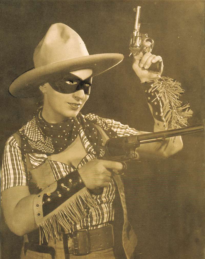 In ‘Punjab Mail’, from 1939, Nadia is back as a masked avenger. In ‘Punjab Mail’, from 1939, Nadia is back as a masked avenger.