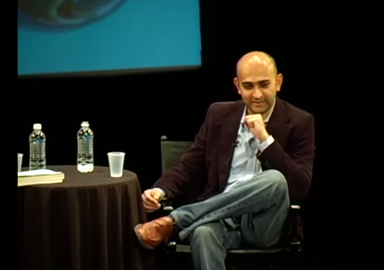 Mohsin Hamid. Image credit: via YouTube Mohsin Hamid. Image credit: via YouTube
