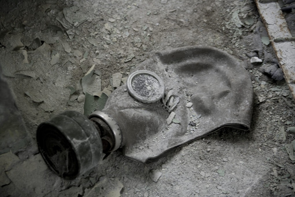 An abandoned gas mask in Chernobyl. Image Credit: Henrik Ismarker An abandoned gas mask in Chernobyl. Image Credit: Henrik Ismarker
