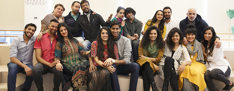 The cast of the Monsoon Wedding musical. The cast of the Monsoon Wedding musical.