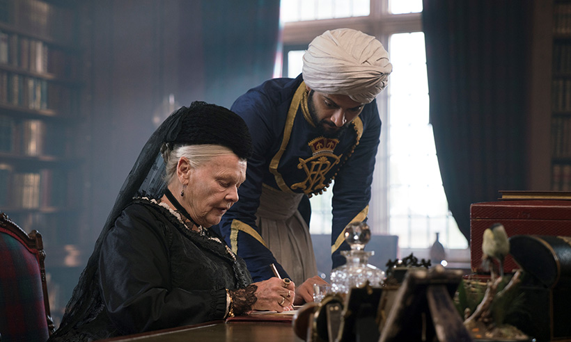 Judi Dench and Ali Fazal in Victoria and Abdul. Courtesy Working Title. Judi Dench and Ali Fazal in Victoria and Abdul. Courtesy Working Title.