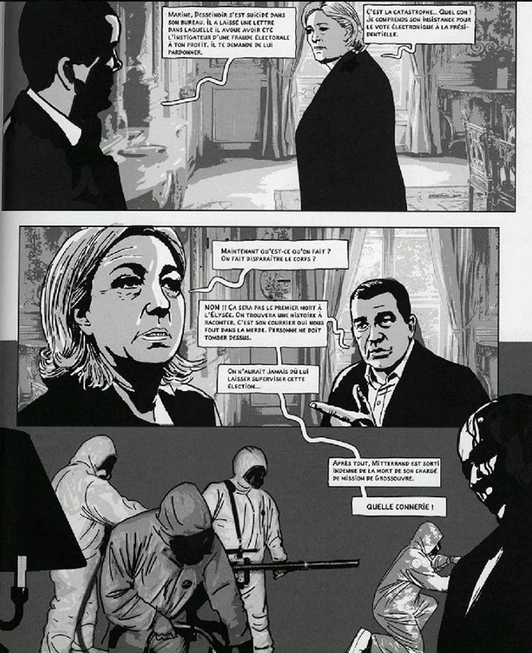 La Présidente, volume 2, Totalitaire. Image credit: Les Arènes. La Présidente, volume 2, Totalitaire. Image credit: Les Arènes.