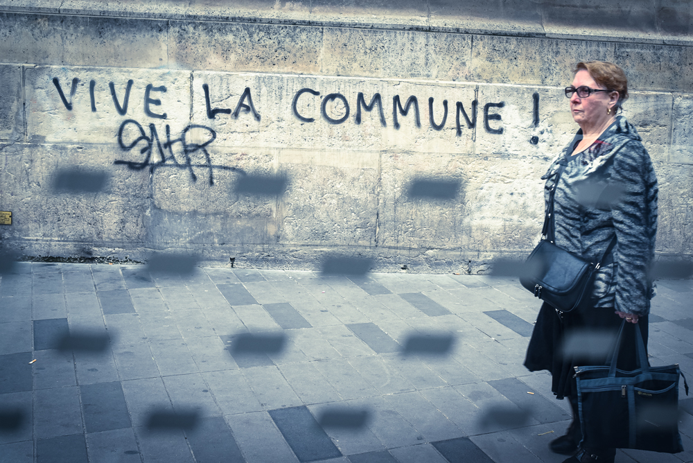 A graffiti reviving the memory of the 1870 Paris Commune near the Place de la République, April 2016. A graffiti reviving the memory of the 1870 Paris Commune near the Place de la République, April 2016.