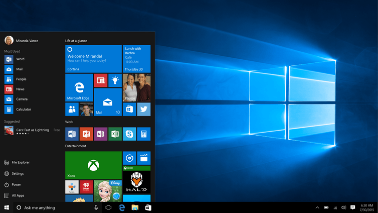 Windows 10 restored the Start button, to many users' delight. Microsoft Windows 10 restored the Start button, to many users' delight. Microsoft