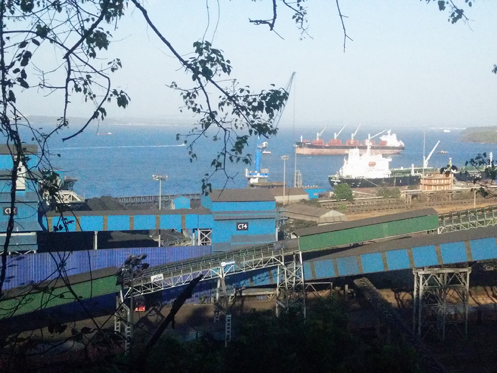 A view of the cargo ships docked at the Mormugao Port Trust. Photo credit: Nihar Gokhale. A view of the cargo ships docked at the Mormugao Port Trust. Photo credit: Nihar Gokhale.