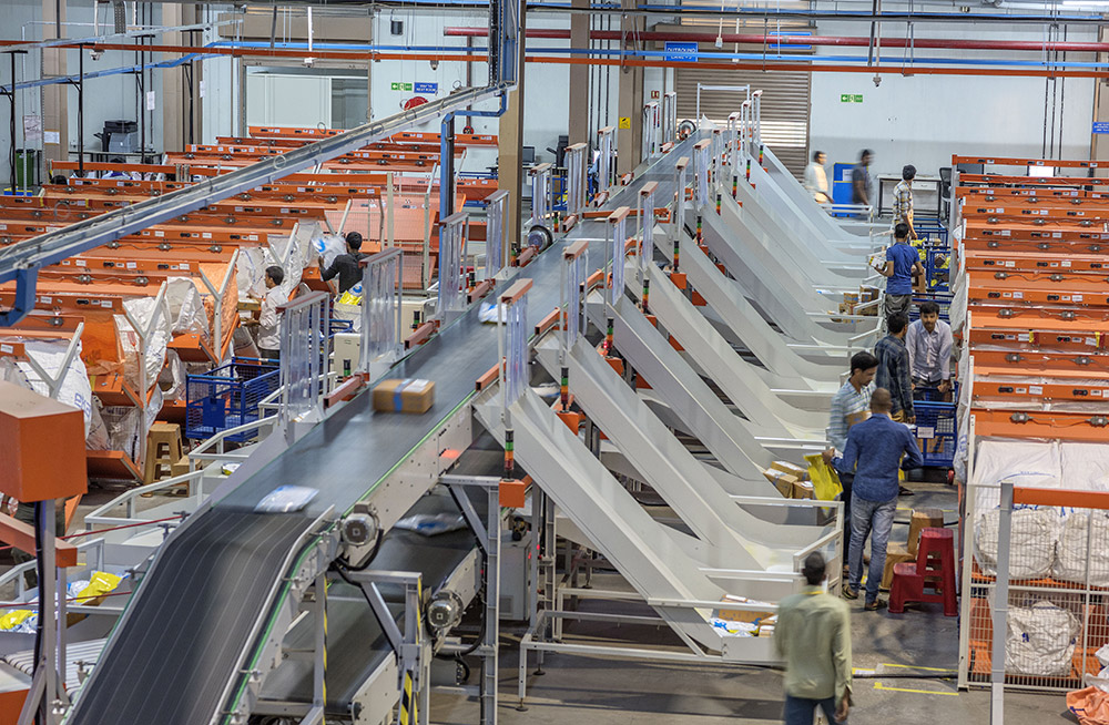 The Linear Sorter. Photo credit: GreyOrange The Linear Sorter. Photo credit: GreyOrange