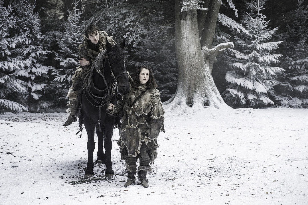 Bran Stark and Meera Reed in ‘The Winds of Winter’. Bran Stark and Meera Reed in ‘The Winds of Winter’.