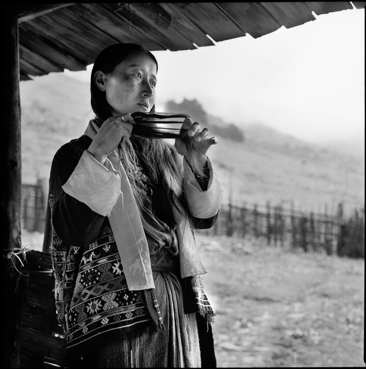 Nima Chozom in Merak village, Bhutan. Image by Serena Chopra. Courtesy Tasveer. Nima Chozom in Merak village, Bhutan. Image by Serena Chopra. Courtesy Tasveer.