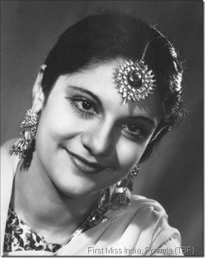 The actress-producer Pramila was also the first Miss India. The actress-producer Pramila was also the first Miss India.