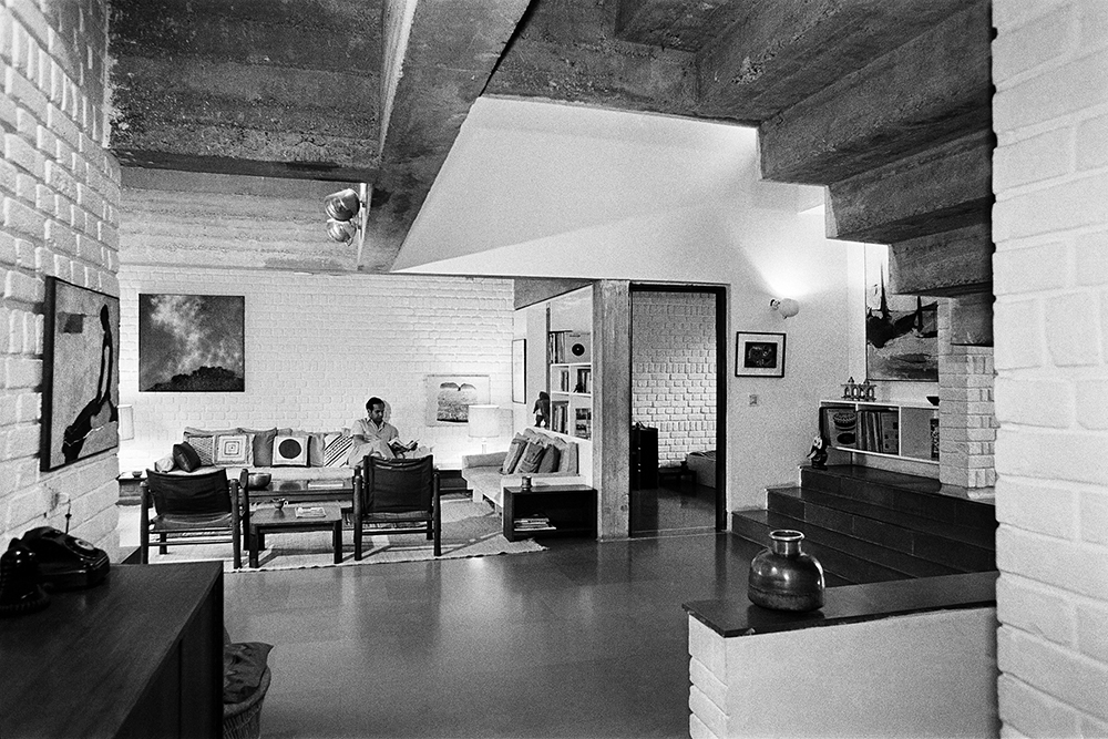 Ram Sharma at home, 1982. Image Credits: Madan Mahatta and PHOTOINK Ram Sharma at home, 1982. Image Credits: Madan Mahatta and PHOTOINK