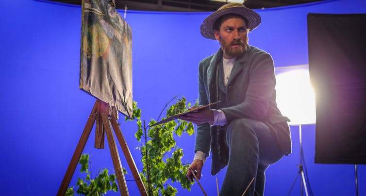 Actor Robert Gulaczyk plays Van Gogh. Image credit: Breakthru Films. Actor Robert Gulaczyk plays Van Gogh. Image credit: Breakthru Films.