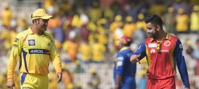 Image result for rOYAL CHALLENGER BANGALORE VS CHENNAI SUPER KINGS