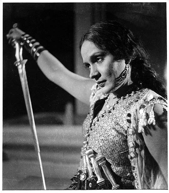 Durga Khote in V Shantaram’s ‘Amar Jyoti’ (1936). Courtesy Sahapedia.org.