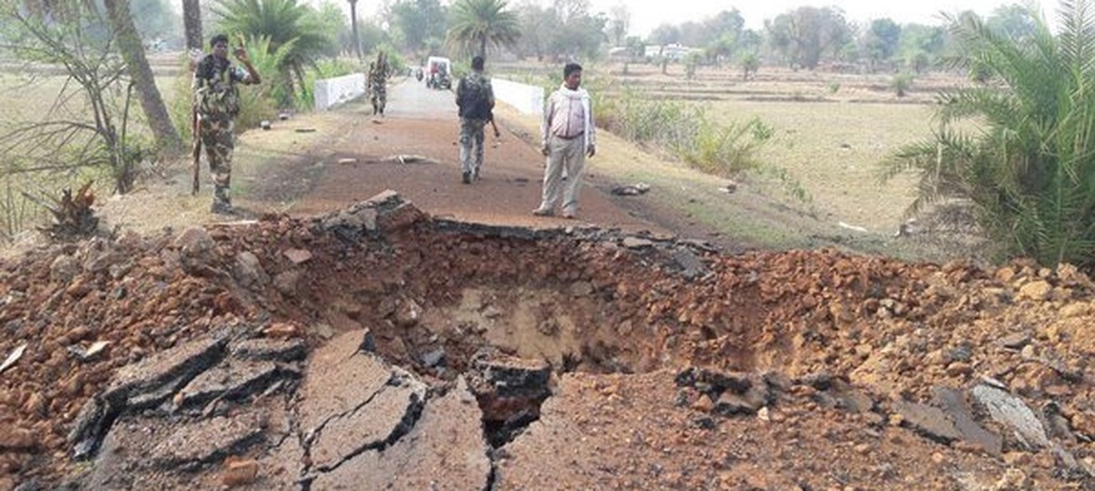 Seven CRPF personnel killed in landmine blast in Chhattisgarh's Dantewada district