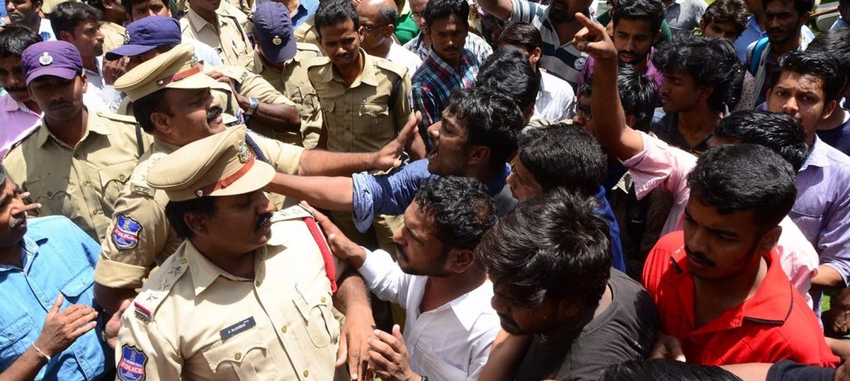 Hyderabad University registrar says no human rights violations were committed on campus