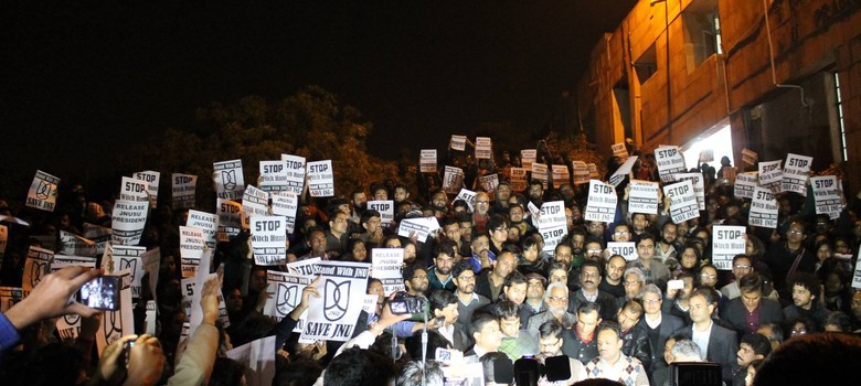 'Stop the witch-hunt': Universities across the country speak out for JNU