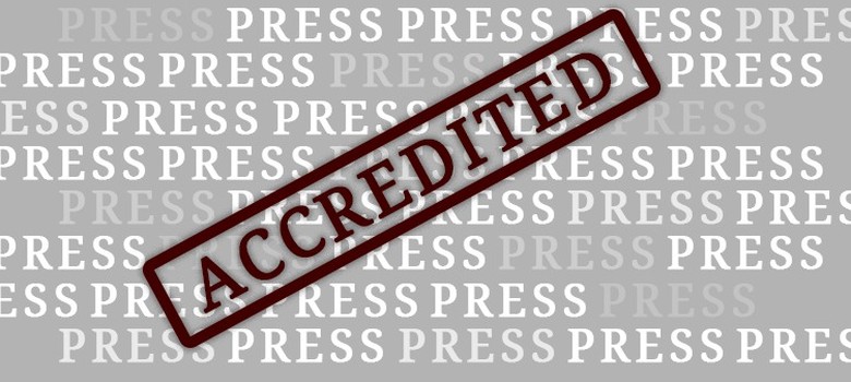 What explains the astonishingly high number of accredited journalists in Andhra Pradesh?