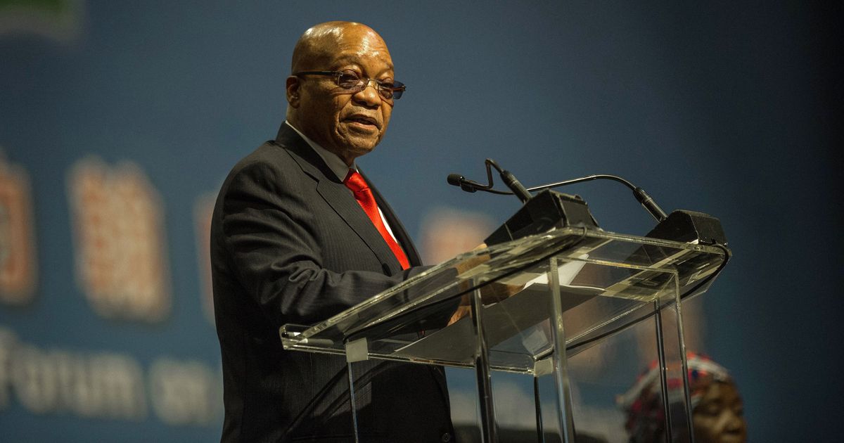 South African President Jacob Zuma steps down