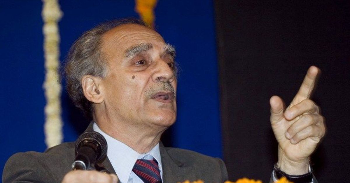 Rajasthan: Special CBI court orders criminal case against Arun Shourie for 2002 hotel sale