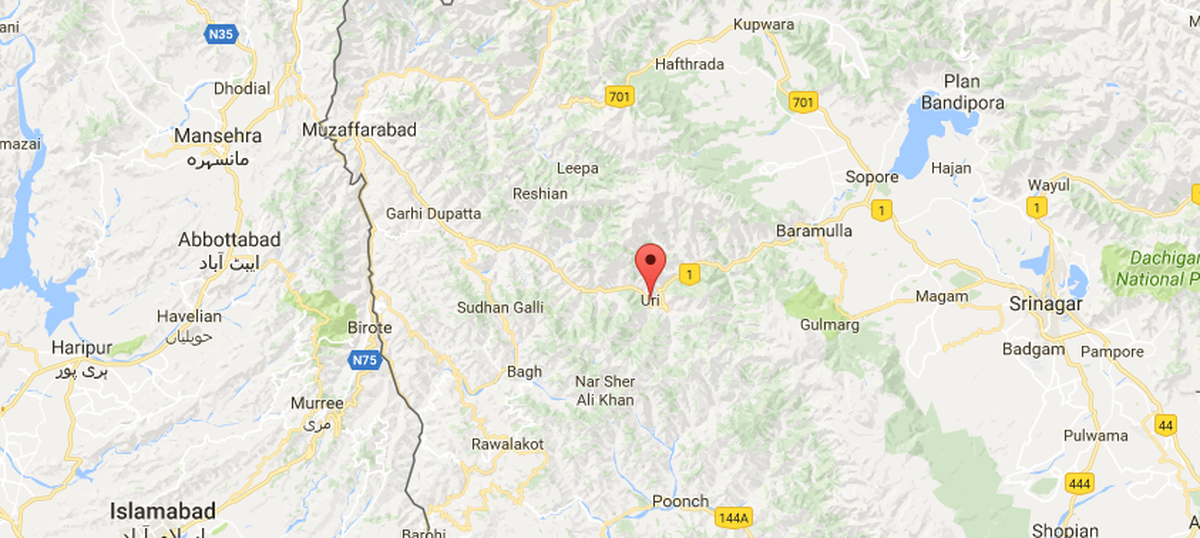 Uri base attack: 17 soldiers and four militants have been killed, Army chief to visit site