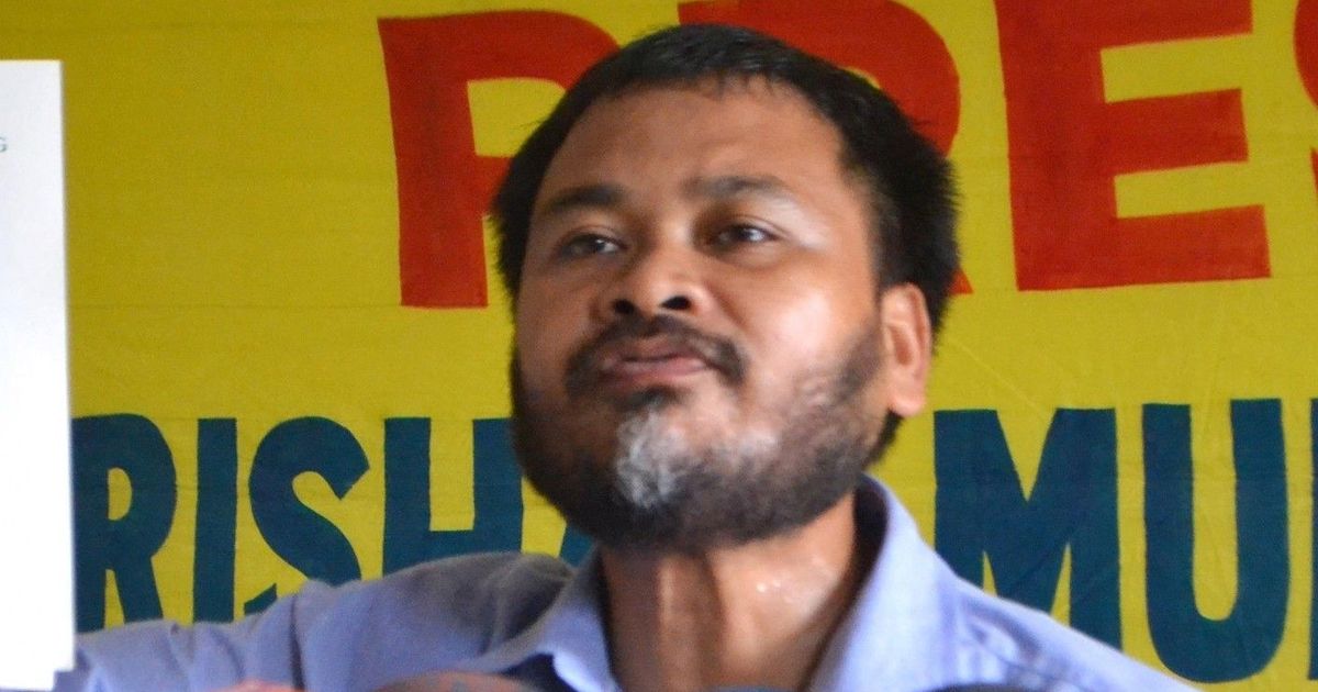 Peasant leader Akhil Gogoi arrested on sedition charges in Assam’s Golaghat