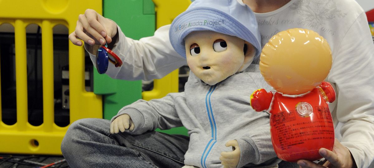 Robot babies from Japan raise many questions about how parents bond