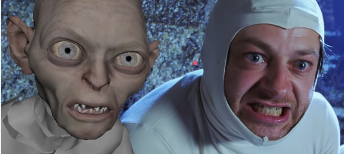 Andy Serkis Mocap (motion Capture) For Gollum In The Hobbit An 687