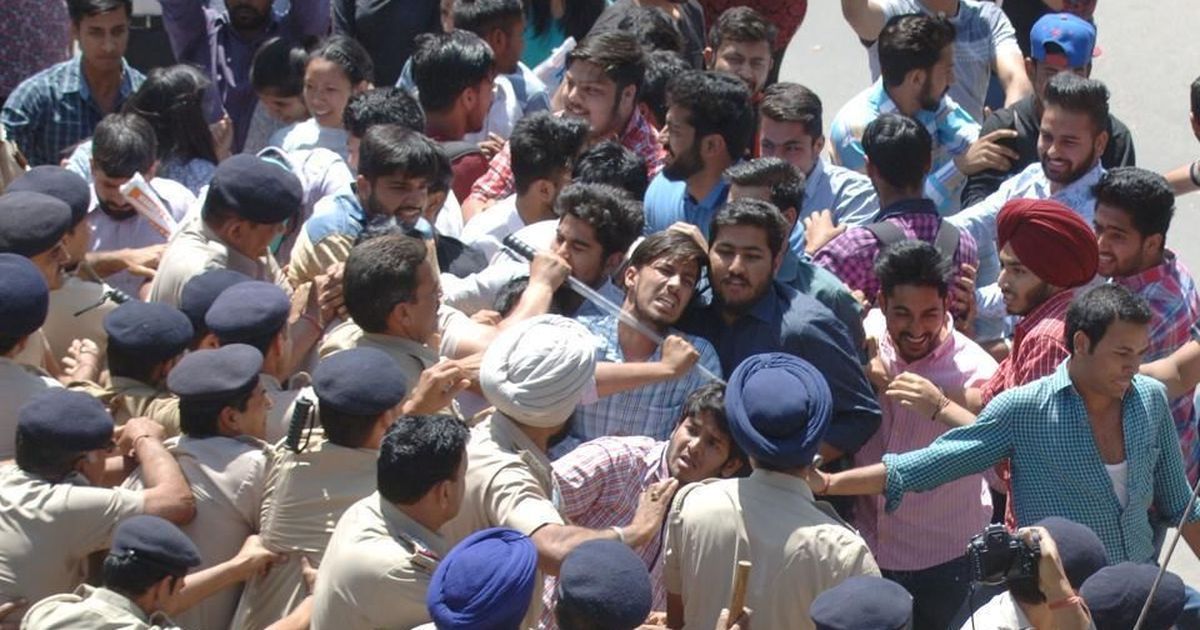 Panjab University sought sedition charges against students protesting fee hike