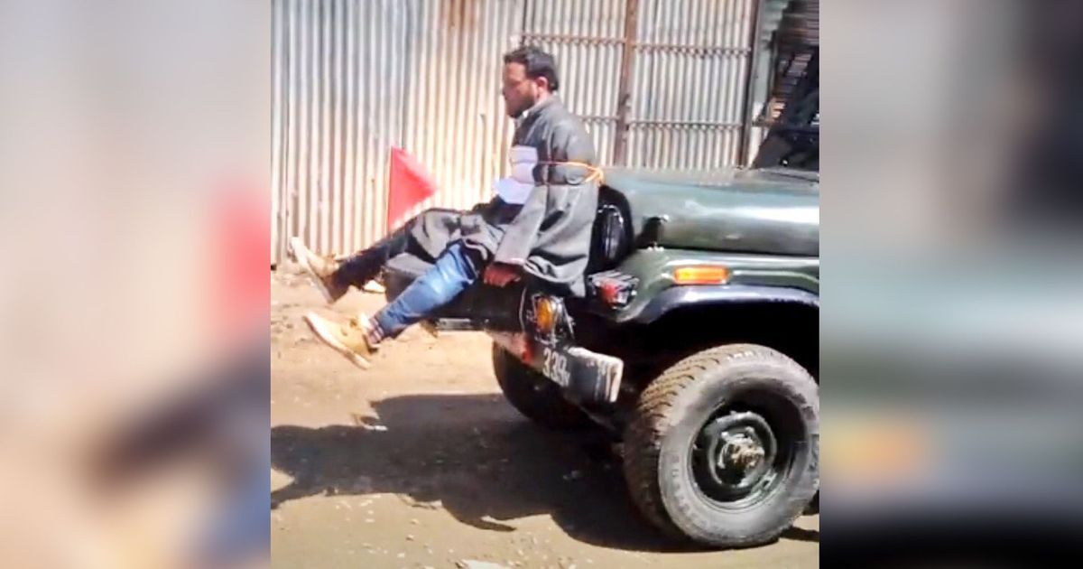 Army honours officer accused of using civilian as human shield in Jammu & Kashmir