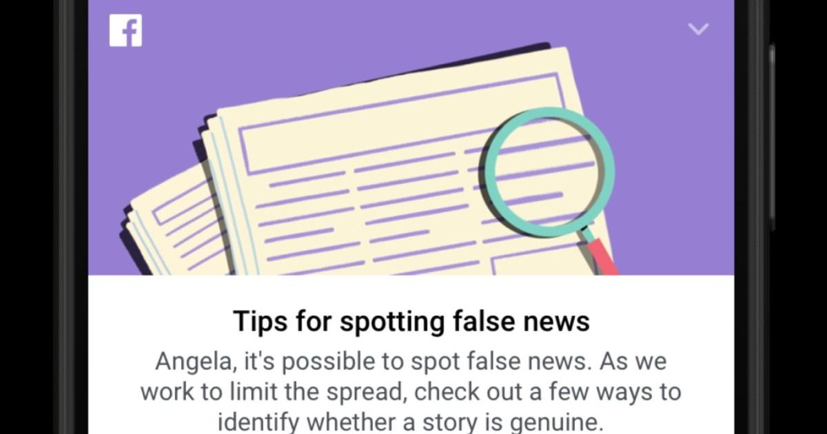 Facebook puts out newspapers ads to teach people how to spot fake news as UK elections approach