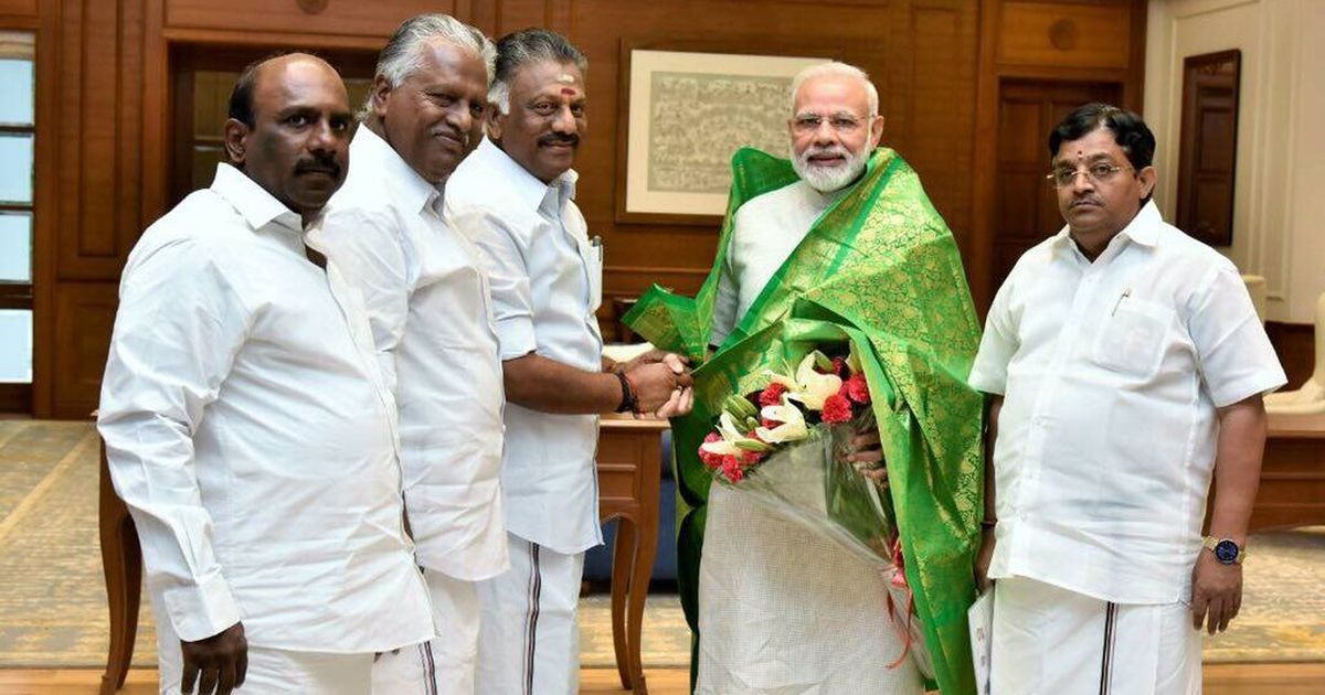 Paneerselvam meets Modi, discusses Tamil Nadu