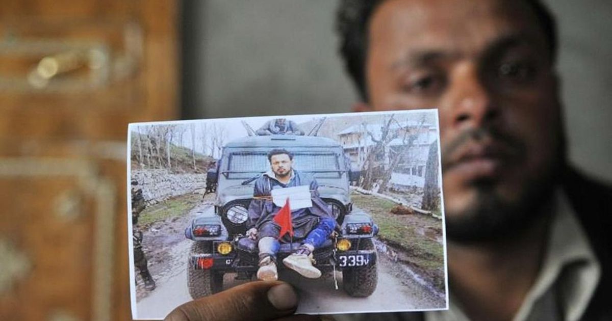 Jammu and Kashmir government says it cannot pay compensation to man used as a ‘human shield’